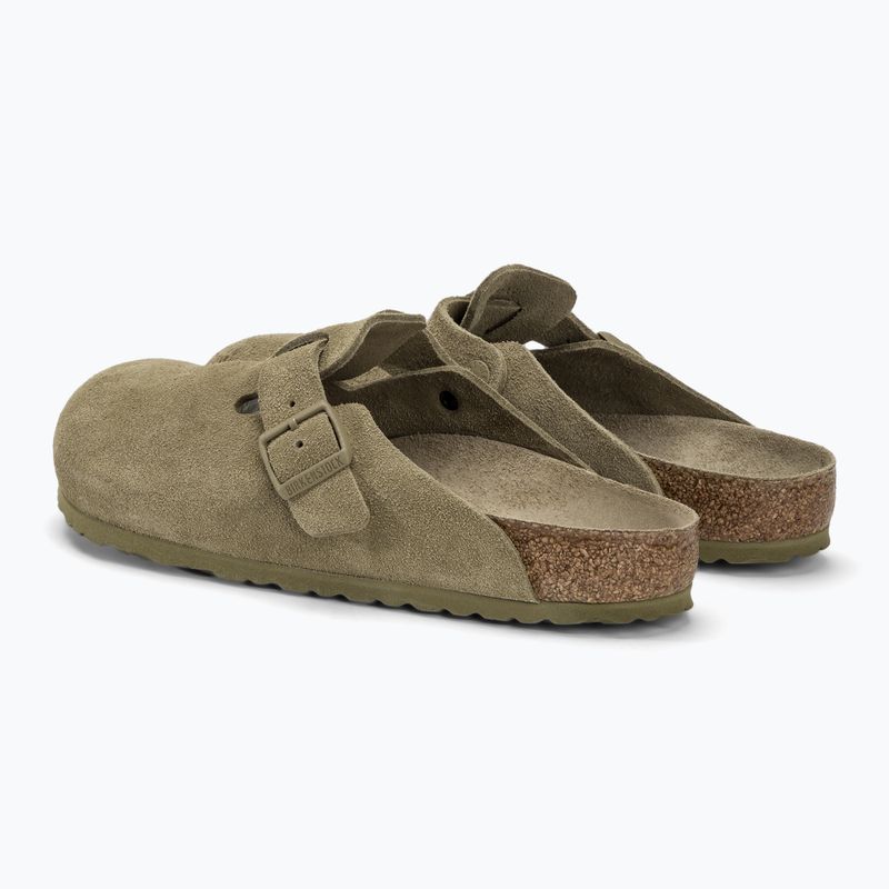 Slides Schlappen  BIRKENSTOCK Boston SFB VL Regular faded khaki 3