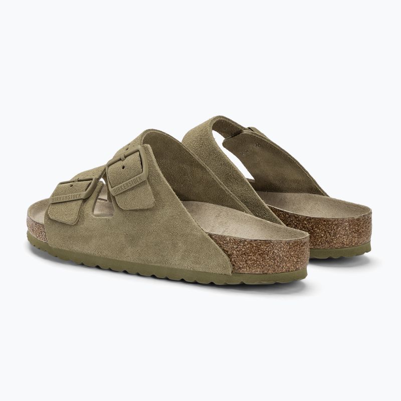 Slides Schlappen  BIRKENSTOCK Arizona Suede Regular faded khaki 3