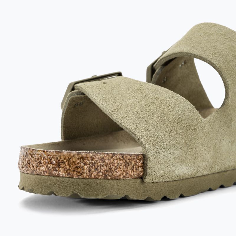Slides Schlappen  BIRKENSTOCK Arizona Suede Narrow faded khaki 8