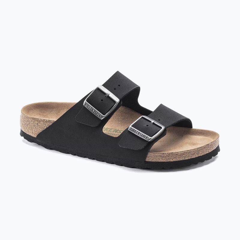 Schlappen BIRKENSTOCK Arizona Vegan Birkibuc Narrow black