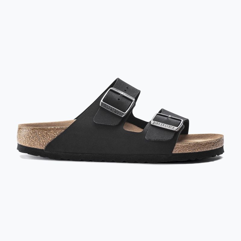 Schlappen BIRKENSTOCK Arizona Vegan Birkibuc Narrow black 2