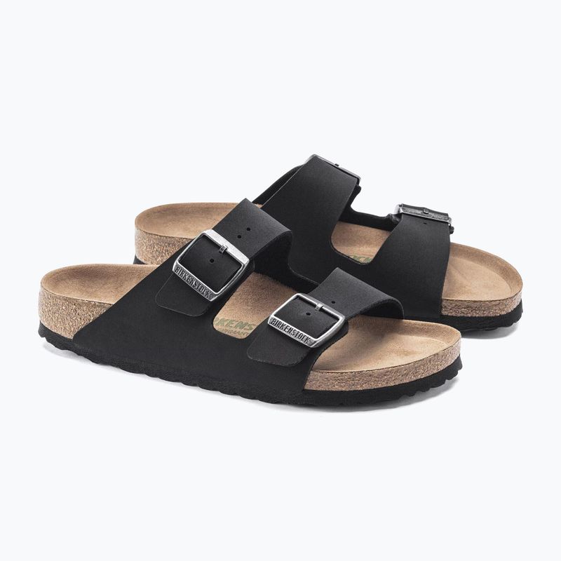 Schlappen BIRKENSTOCK Arizona Vegan Birkibuc Narrow black 3