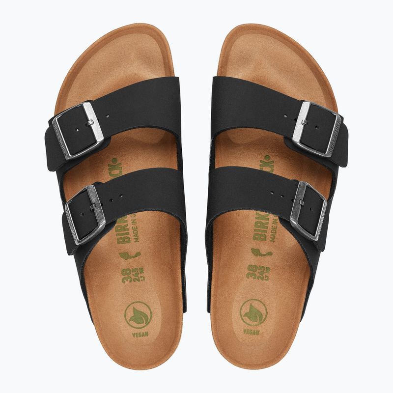 Badelatschen BIRKENSTOCK Arizona Vegan Birkibuc black 3