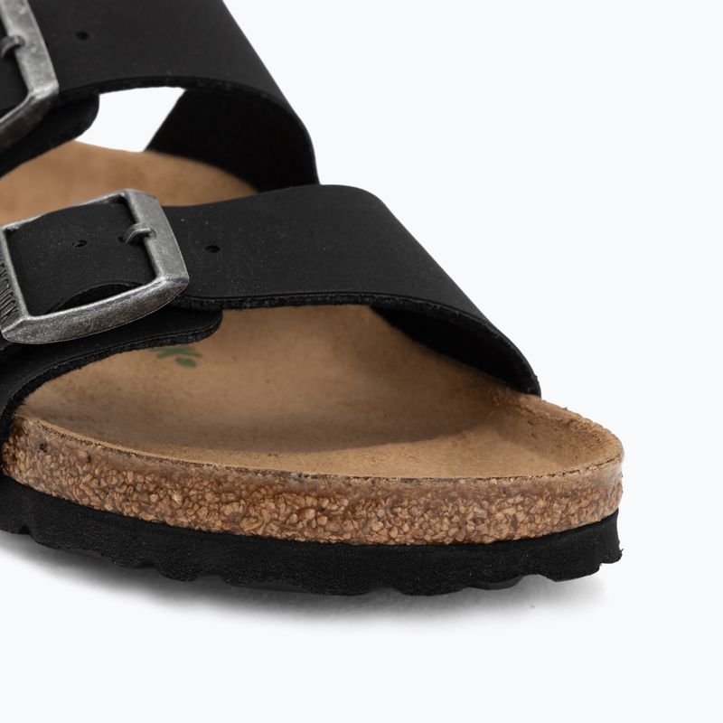Schlappen BIRKENSTOCK Arizona Vegan Birkibuc Narrow black 7