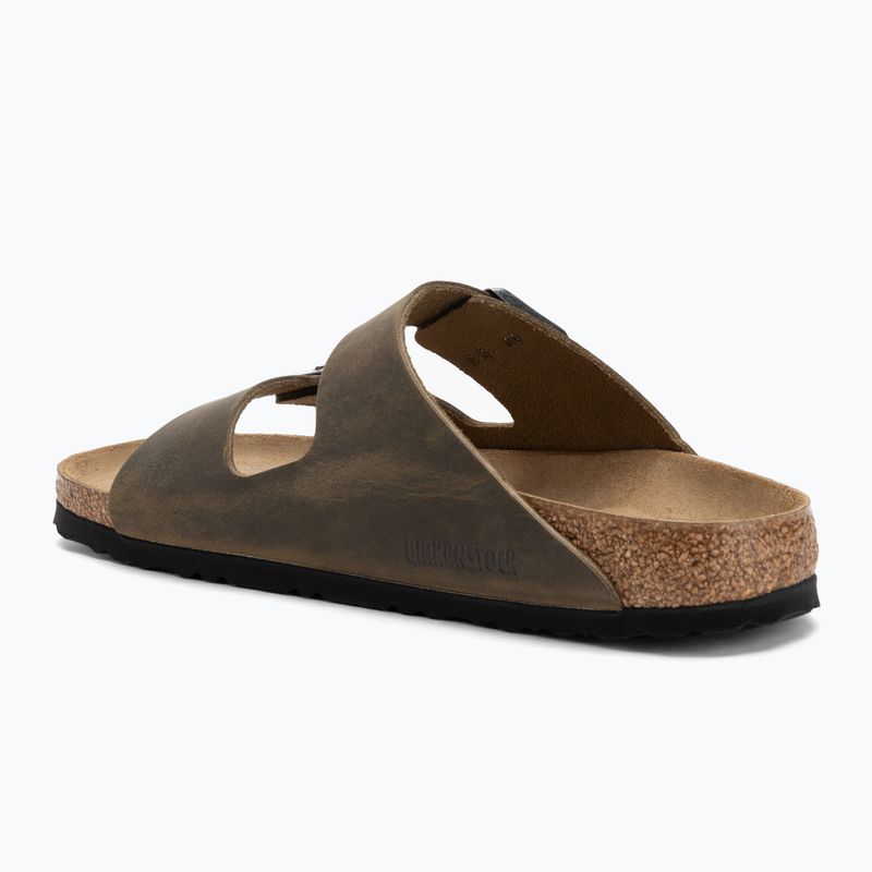 BIRKENSTOCK Arizona SFB LEOI Schmal verblichene khakifarbene Flip-Flops 3