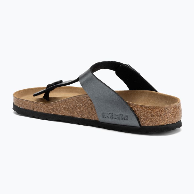 Damen Flip Flops BIRKENSTOCK Gizeh BF Regular metallic schwarz 3