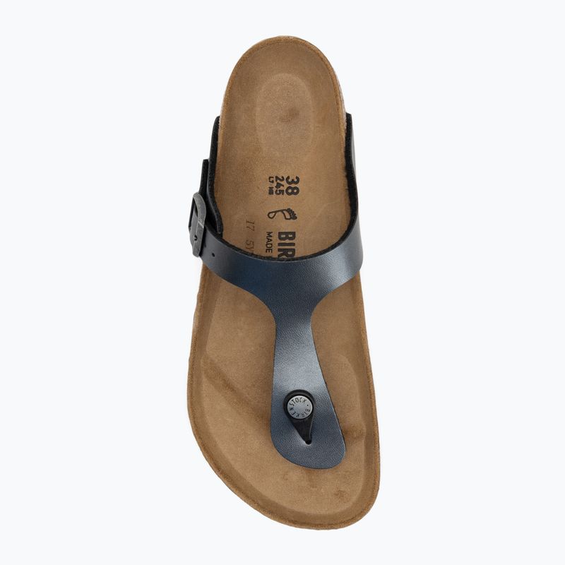 Damen Flip Flops BIRKENSTOCK Gizeh BF Regular metallic schwarz 5
