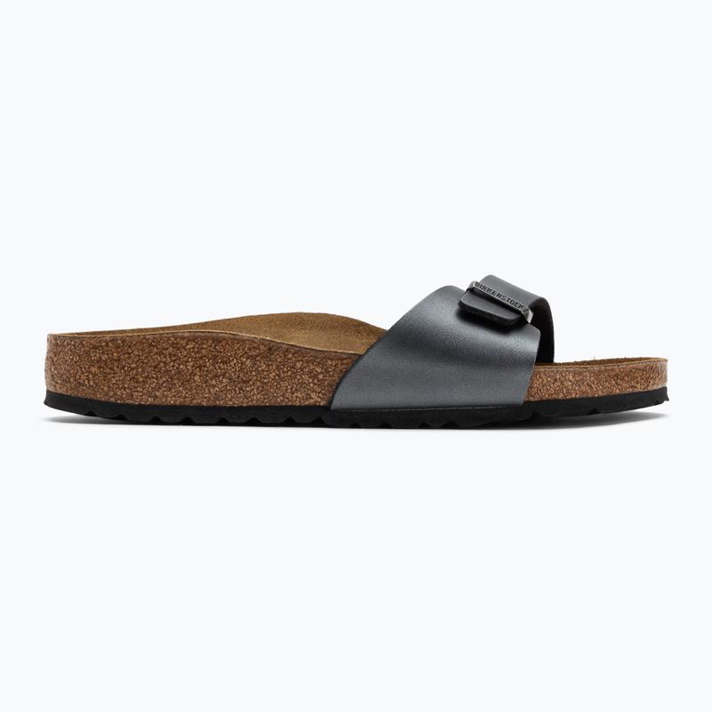 BIRKENSTOCK Madrid BF Narrow Metallic Schwarz Flip-Flops 2