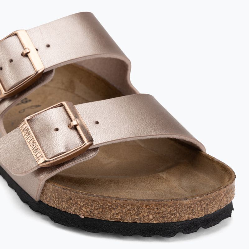 Damen-Pantoletten BIRKENSTOCK Arizona Birko-Flor Regular copper 7