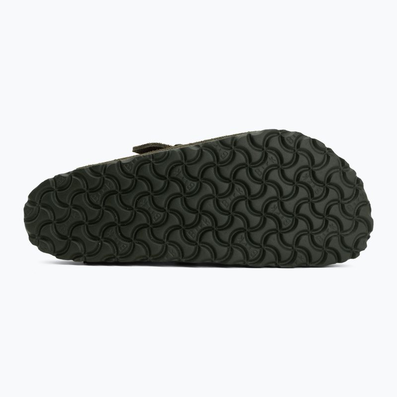Badelatschen BIRKENSTOCK Boston Suede Leather thyme 4
