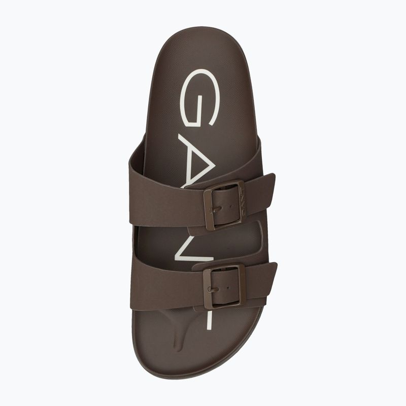 Herren-Pantoletten GANT Palbuddy dark brown 5