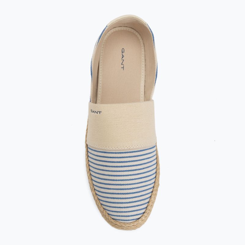 Damen-Espadrilles GANT Raffiaville blue/cream 5