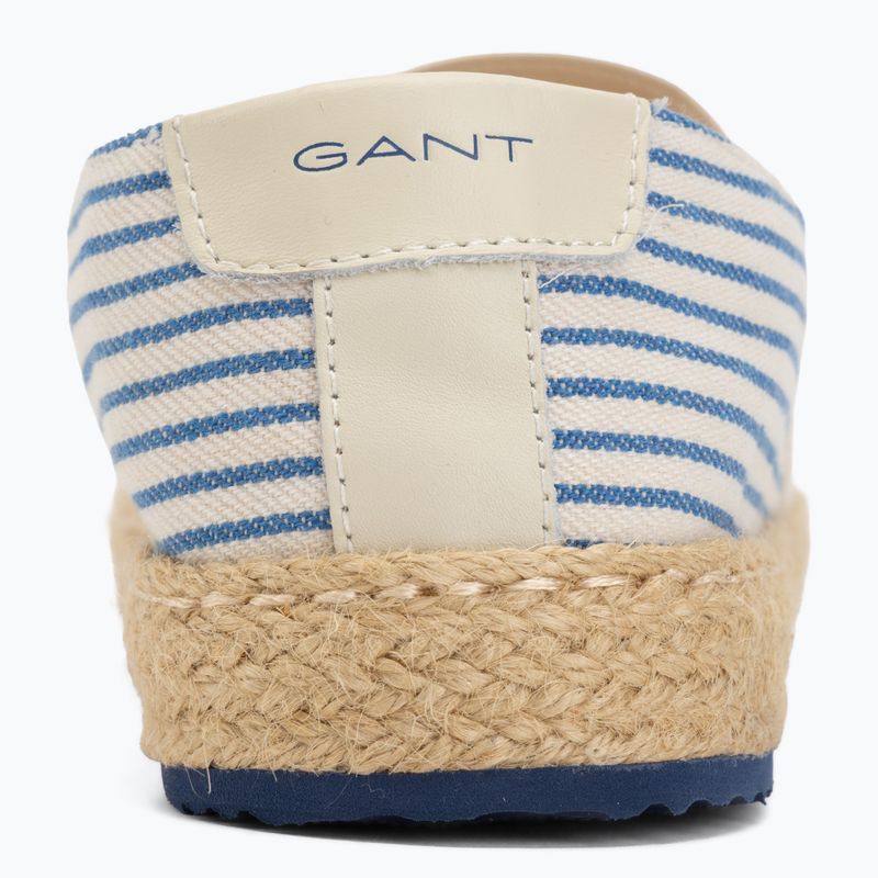Damen-Espadrilles GANT Raffiaville blue/cream 6