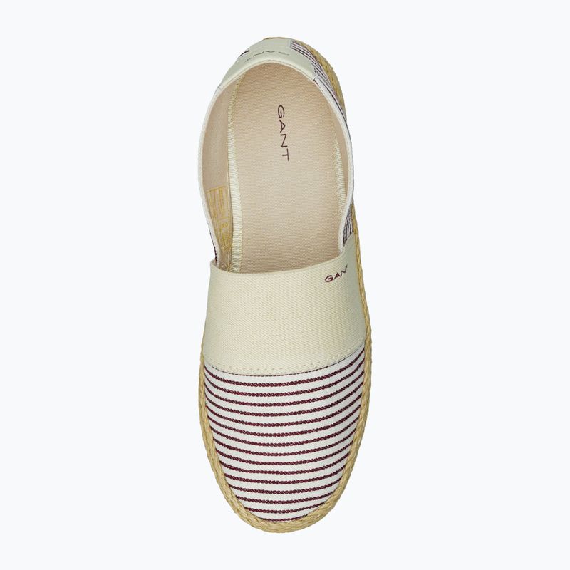 Damen-Espadrilles GANT Raffiaville brown/cream 5