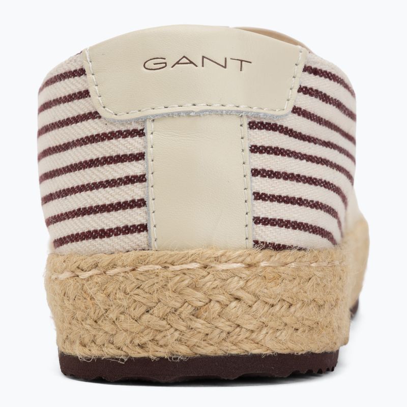 Damen-Espadrilles GANT Raffiaville brown/cream 6