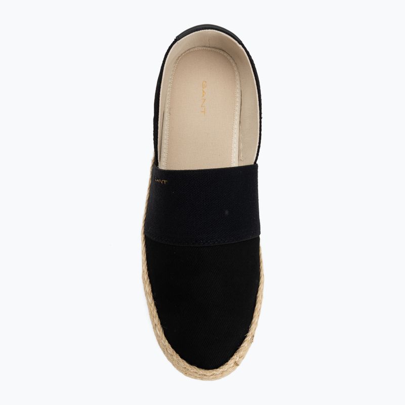 Damen-Espadrilles GANT Raffiaville black 5