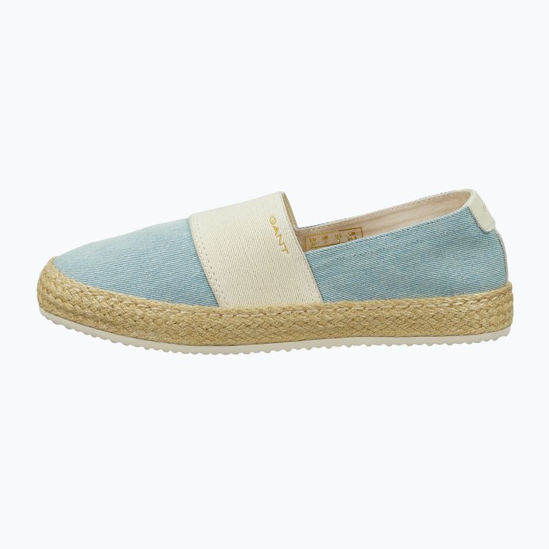 Damen-Espadrilles GANT Raffiaville light blue/cream 2