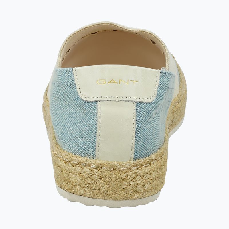 Damen-Espadrilles GANT Raffiaville light blue/cream 4