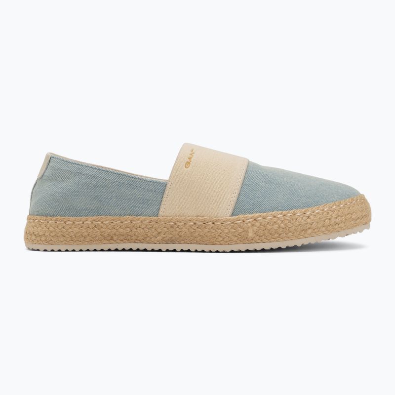 Damen-Espadrilles GANT Raffiaville light blue/cream 2