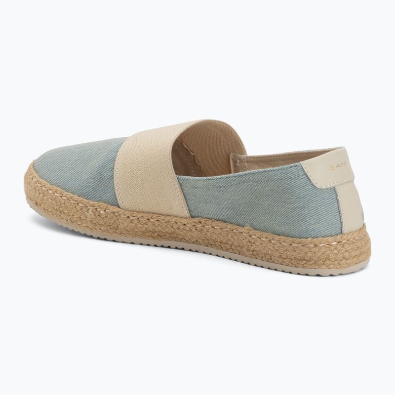 Damen-Espadrilles GANT Raffiaville light blue/cream 3