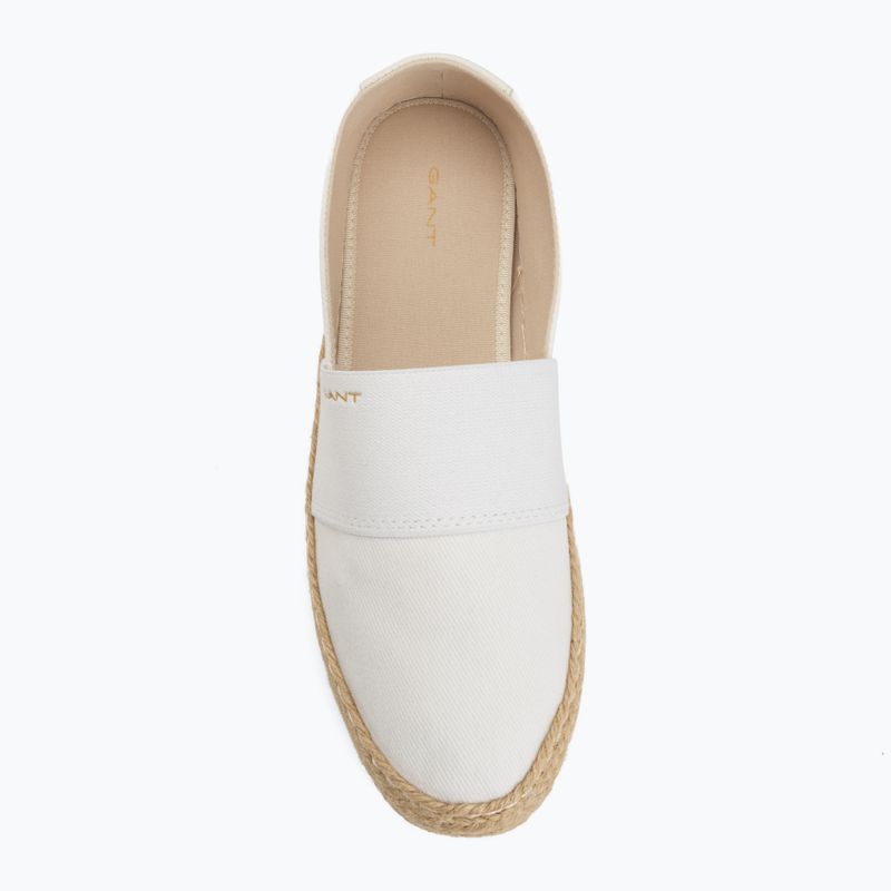 Damen-Espadrilles GANT Raffiaville off white 5