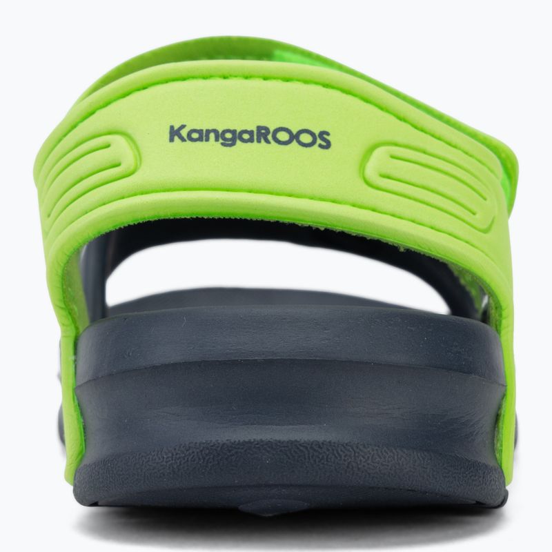 Kinder-Sandalen Kangaroos KangaSwim II dark navy/lime 6