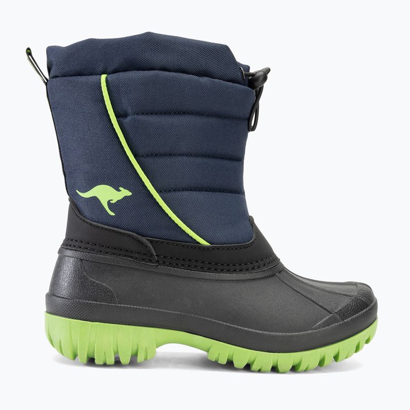 KangaROOS K-Ben Junior Schneestiefel dk navy / lime 2