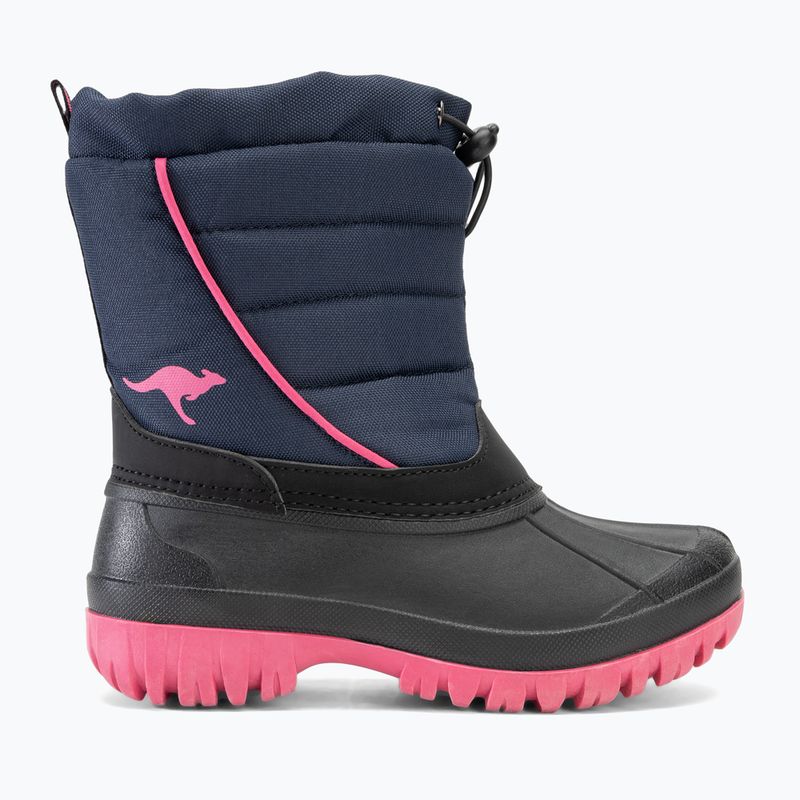 KangaROOS K-Ben Junior Schneestiefel dk navy / daisy pink 2