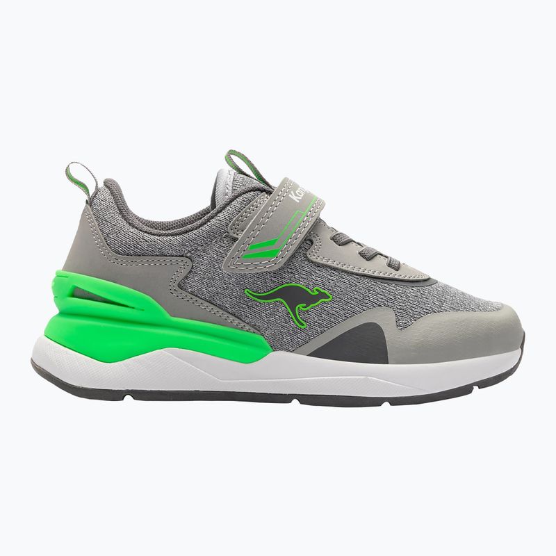 Kinderschuhe KangaROOS KD-Gym EV vapor grey/neon green 8