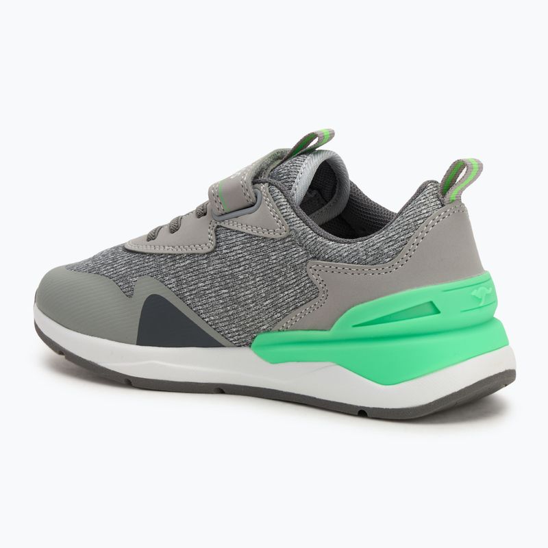Kinderschuhe KangaROOS KD-Gym EV vapor grey/neon green 3