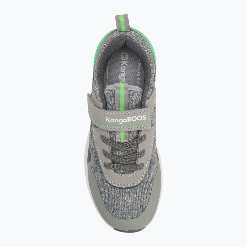 Kinderschuhe KangaROOS KD-Gym EV vapor grey/neon green 5