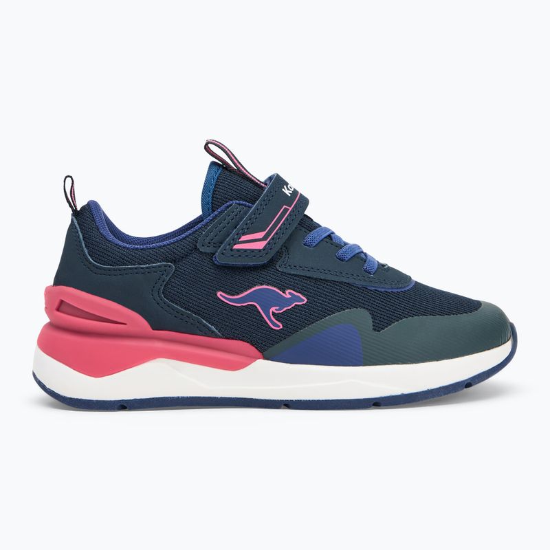 Kinderschuhe KangaROOS KD-Gym EV dark navy/fandango pink 2