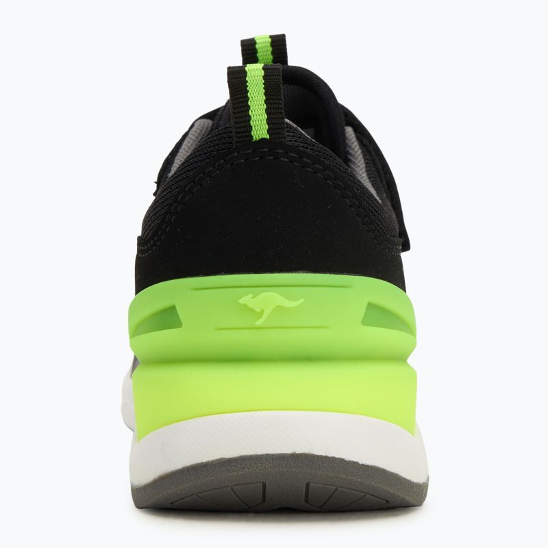 Kinderschuhe KangaROOS KD-Gym EV jet black/neon yellow 6