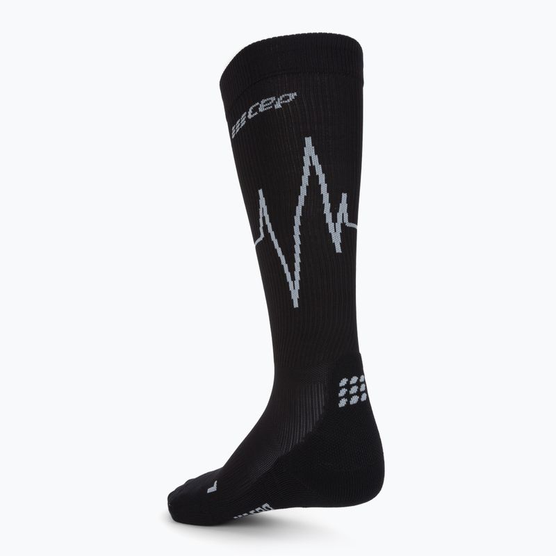 CEP Heartbeat Damen Kompressions-Laufsocken schwarz WP20KC3 2