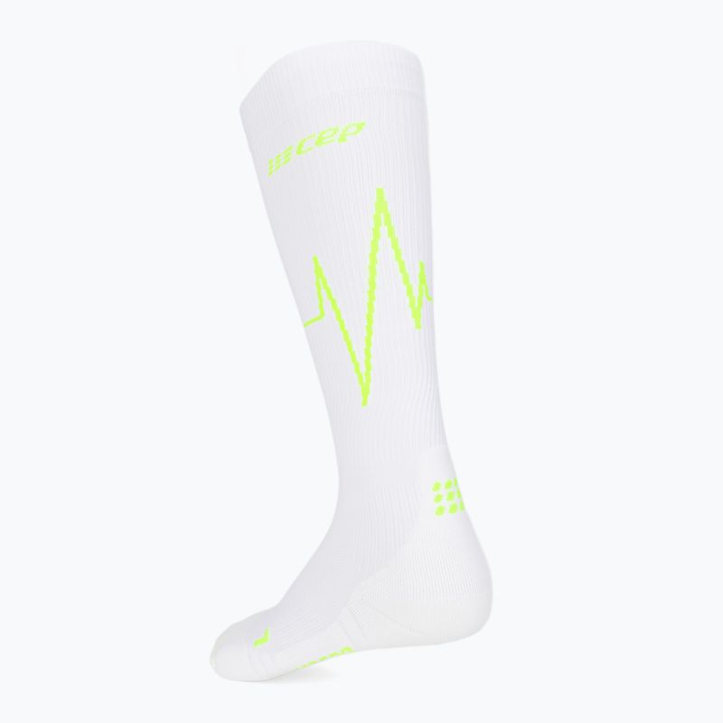 CEP Heartbeat Damen Kompressions-Laufsocken weiß WP20PC2 2