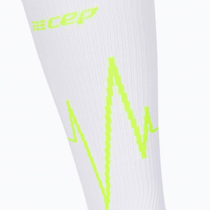 CEP Heartbeat Damen Kompressions-Laufsocken weiß WP20PC2 3