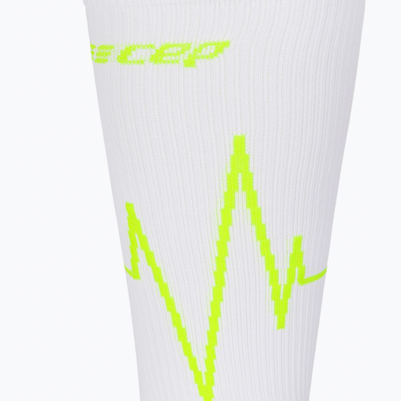 CEP Heartbeat Herren Kompressions-Laufsocken weiß WP30PC2 3