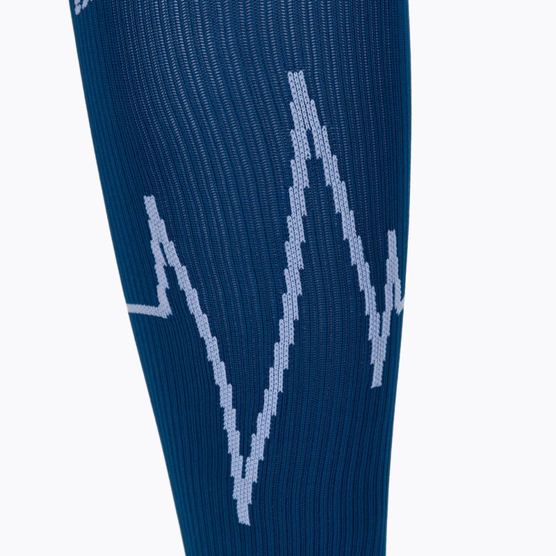 CEP Heartbeat blau Herren Kompressions-Laufsocken WP30NC2 3
