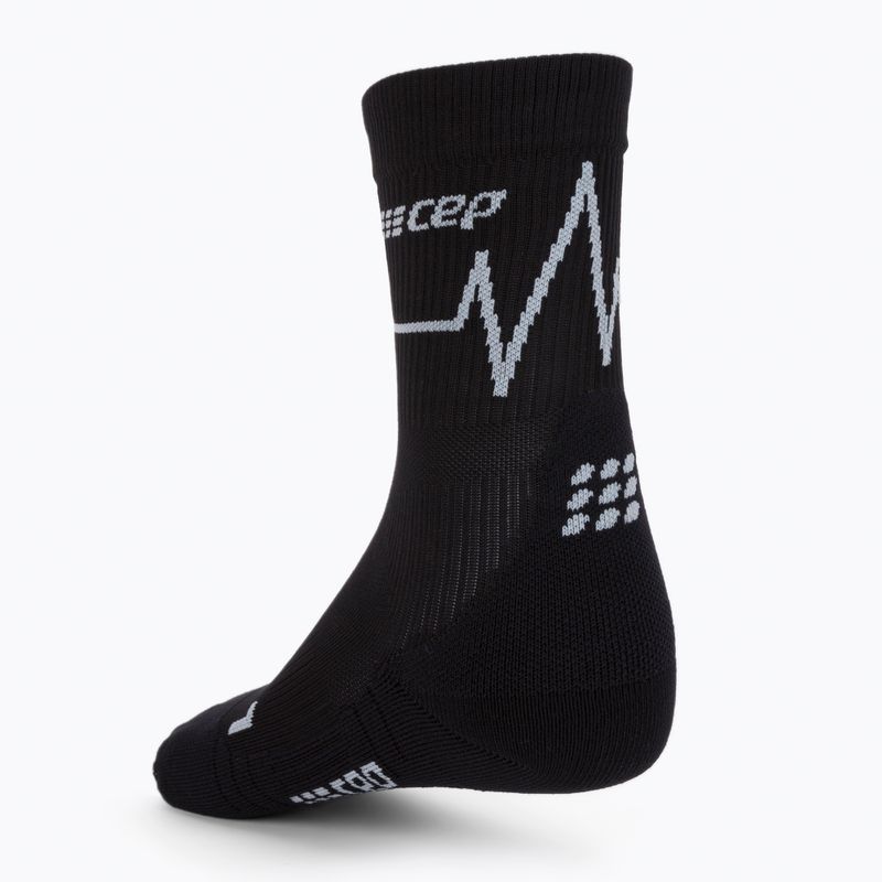 CEP Heartbeat Women's Short Compression Running Socken schwarz WP2CKC2 2