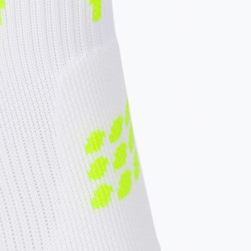 CEP Heartbeat Männer kurze Kompression laufen Socken weiß WP3CPC2 3