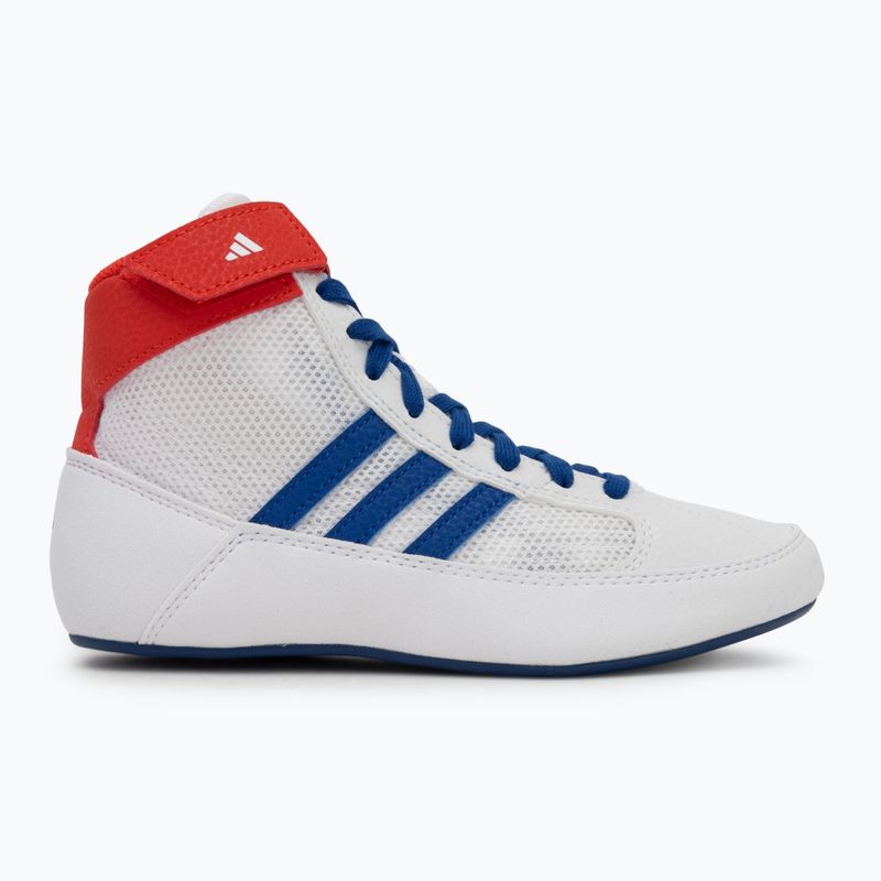 adidas Havoc Kinder Wrestling Schuhe weiß blau rot 2