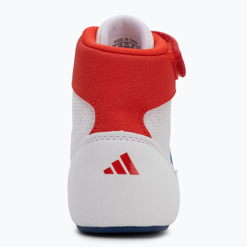 adidas Havoc Kinder Wrestling Schuhe weiß blau rot 6