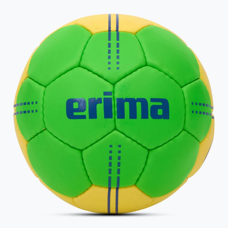 ERIMA Pure Grip Handball Nr. 4 grün/gelb Größe 0