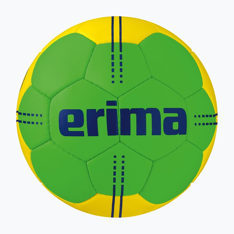 ERIMA Pure Grip Handball Nr. 4 grün/gelb Größe 1
