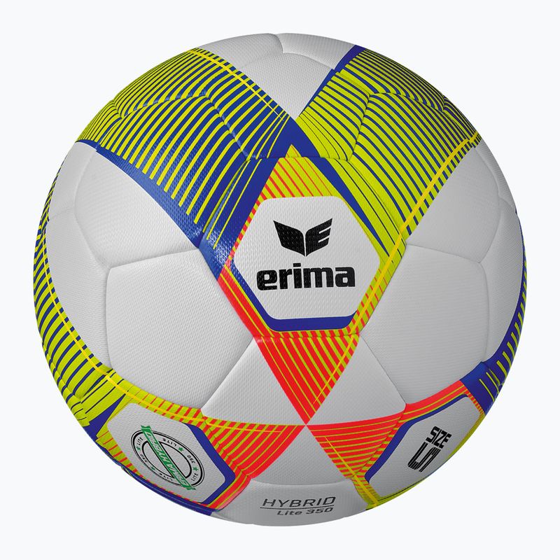ERIMA Hybrid Lite 350 neu royal/fiery-coral Fußball Größe 5