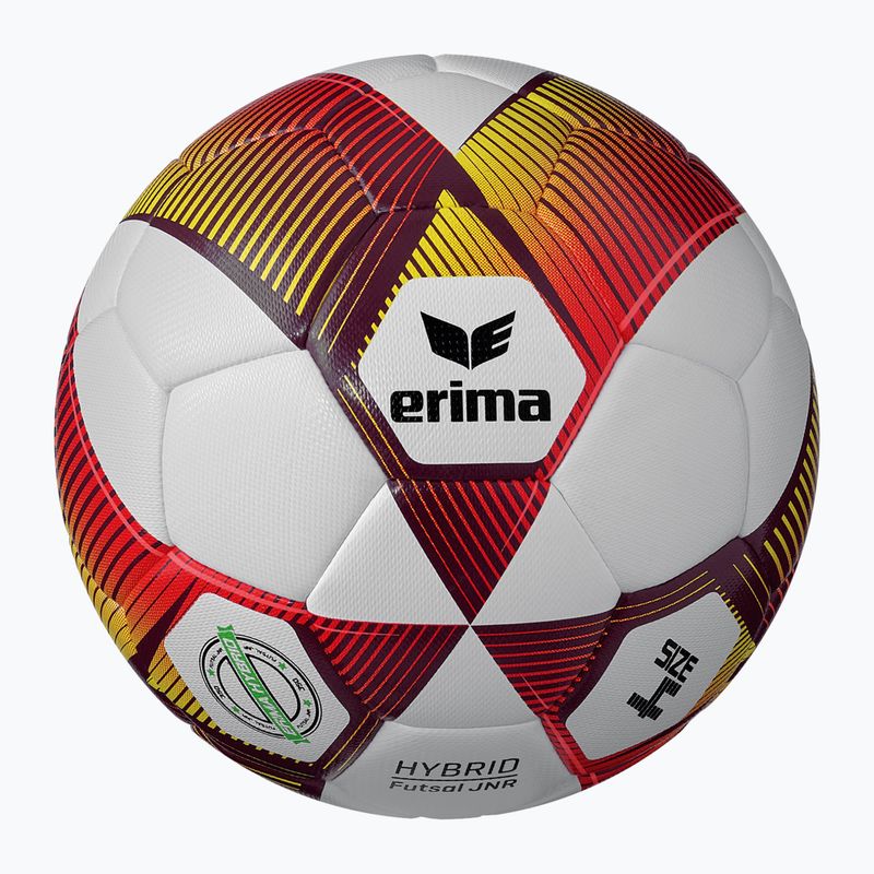 ERIMA Hybrid Futsal rot/gelb Fußball Größe 4