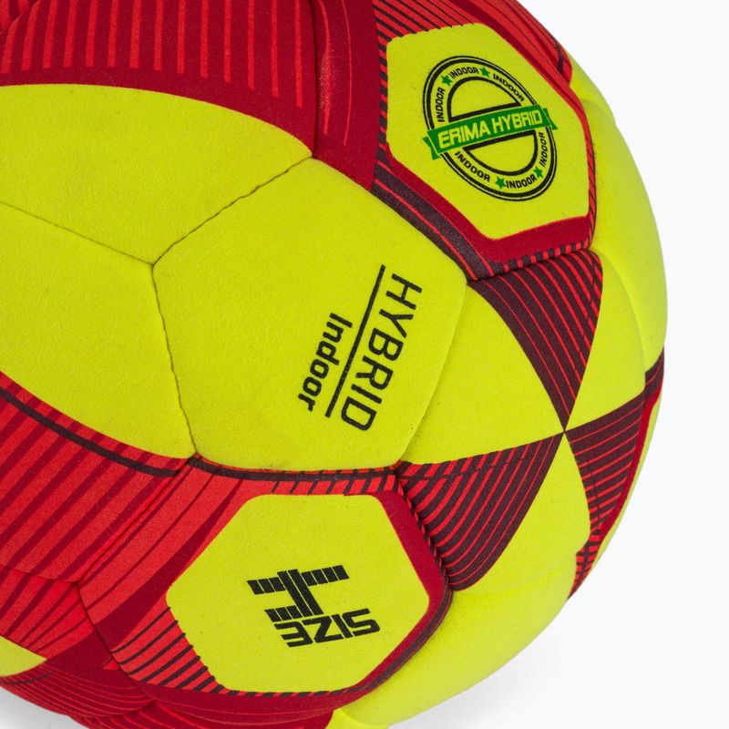 ERIMA Hybrid Indoor Fußball gelb/rot Größe 4 3
