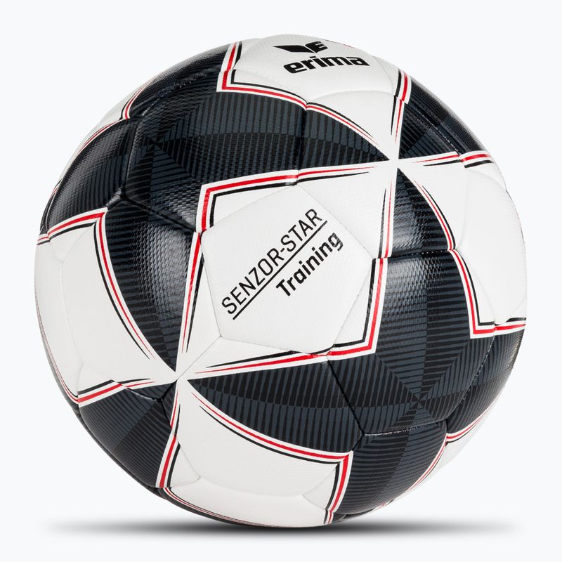 ERIMA Senzor Star Training Fußball schwarz/grau Größe 5 2