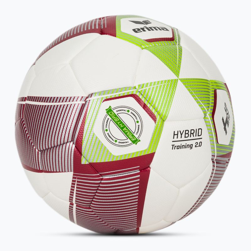 Fußball ERIMA Hybrid Training 2.0 size 4 metallic red/silver/lime 2