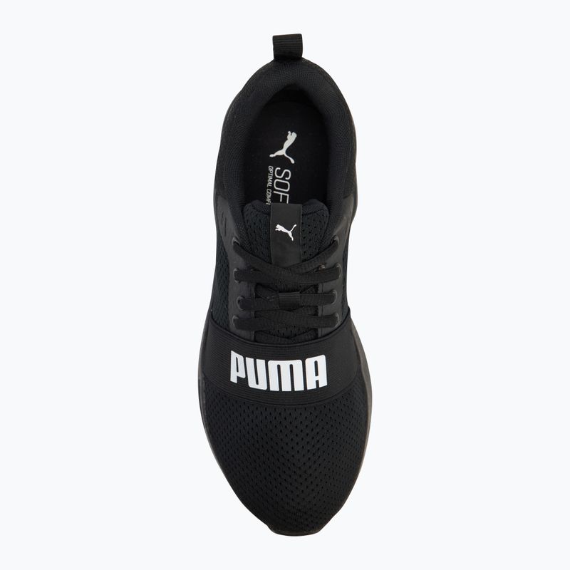 PUMA Wired Run Jr Kinderschuhe puma schwarz/puma weiß 5